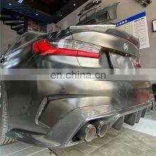 G20 M Tech Carbon Fiber CMS Style Rear Diffuser With Light Rear Bumper Lip Rear Separator For BMW 3 Series G20 thumbnail-3
