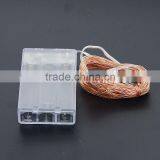 4.5V 3*A Battery Powered Micro Led Copper Wire Led String Lights thumbnail-4
