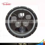7 inch round halo headlights led LED sealed beam high/low Halo Ring for jeep headlight