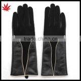 Ladies Sheepskin Cheap and Woolen Leather Hand Gloves thumbnail-1