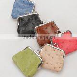 American Style Ostrich Pattern Small Fashion Leather Coin Purse thumbnail-1