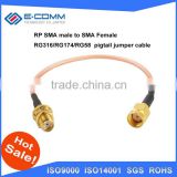 Hot sale!! SMA Female Switch RP SMA Male Plug RFJumper Cable RG316/RG174/RG58