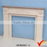 Farm Shabby Style Solid Fireplace Wood