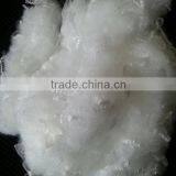 Polyester Staple Fiber Recycle Semi Dull Raw White 1.56dtex(1,4D)x38mm thumbnail-1