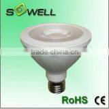 110V/230V 10w E27 94*97mm Aluminum+plastic PAR30 COB LED Par Spot Lamps