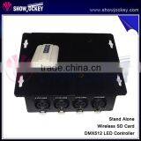 Professional Programable DMX512 LED Pixel SD Card Controller thumbnail-2