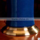 Noble Factory Supplied Blue Antique Table Lamp for Weddings With Shadow thumbnail-3