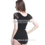 Lace Embroidery Tops Breast up TankTop Black Tops thumbnail-3