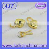 Crystal Rhinestone Heart-shaped Padlock