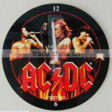 Glass Decorative Wall Round Wall Mounted Clock thumbnail-2