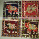 Elephant Emb.ethnic Indian Cushion Covers Bulk Lot