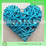 Hot Sale Colorful Wooden Heart Decoration/Willow Heart/Hanging Heart Decorations thumbnail-1