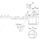 M22 Hard Alloy Making Auger Tips in Excavators for Coal Mining Tools