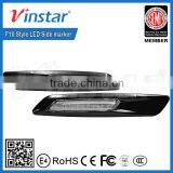 Clear Lens + Black Chrome Finishes Hot Sales Festoon LED Sider Marker Width Lamp Gauge Bulbs thumbnail-1