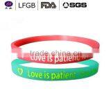 2016 Promotional Fashion Sport Bulk Cheap Silicone Wristband / Silicone Bracelet / Wrist Band thumbnail-1