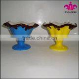 Hot Sale Ceramic Ice Cream Sundae Bowl