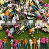 Artificial Model Human Figure,HO Scale Sitting Model Tree, Model Figure in Resin Plastic , Building Model Color Figure for 1/87 thumbnail-4