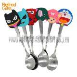Whoelsale Cute PVC Rubber Creative CARTOON Spoon Accept Bespoke thumbnail-1