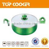 Hot Sales Metallic Paint Aluminium White Ceramic Saucepot thumbnail-1