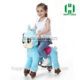 HI EN71 Wholesale Plush Unique Outdoor Ride on Horse Toys for Kids thumbnail-1