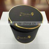 High Quality Black Round Flower Boxes With Ribbon thumbnail-3