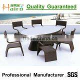 Synthetic Outdoor Rattan Dining Table and Chair thumbnail-1