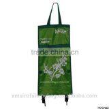 420D PVC Foldable Wheeled Market Trolley Bag