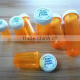 Medicine and Pill Bottles, Vials With Reversible Caps thumbnail-1