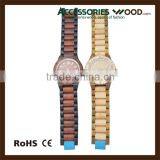 China Wholesale Wood Wrist Wooden Watch thumbnail-3