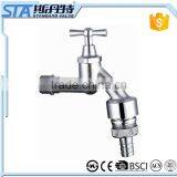 ART.2008 Guaranteed Quality Proper Price Forged Bathroom Wall Mounted Nickel-plated Surface Brass Bibcock With t Handle for Sale thumbnail-2