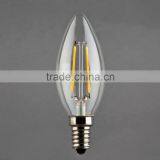 2015 Antique LED Filament Bulb C35 Full Glass Lamp 2W E12 110V Dimmable thumbnail-2