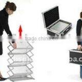 Metal Folding Adjustable A4 PS/wood Book Shelf thumbnail-2