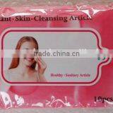 facial cleansing, make up remover wet tissue, wet wipe