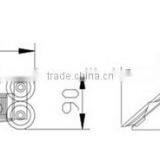 4 LED White/Amber Warning Strobe Light/Car Interior Window Dash Light/Security Tow Dash LightBar LTDG312-1 thumbnail-5