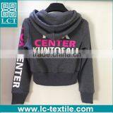 New Products Top Level Trendy Pullover Womens Hoodies With Silk Screen Print thumbnail-2