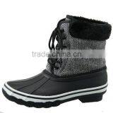 Factory Wholesell Rubber Shell Duck Boots Fur Boots Ankle Boots Warm Lining Boots thumbnail-2