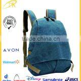 2016 FLA Audit Custom Cheap Canvas Backpack for Teens, Canvas Drawstring Backpack thumbnail-1