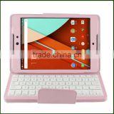 Environmental qwerty keyboard leather case For Google Nexus 9 , google android tablet keyboard