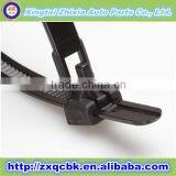 UV Protect Black Nylon Zip Ties Fire-proof UL94 Releasable Cable Tie