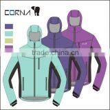 Newest Develop Lady 100% Polyester 2.5 Layer 3*3 Ripstop Waterproof Jacket thumbnail-1