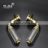 Clear Modern Furniture Hardware Zinc Glass Handle Door Knobs