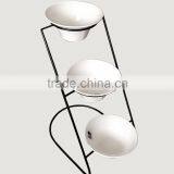 High Quality Cutomized Unbreakable 100% Melamine Outdoor Tableware With Iron Rack