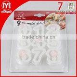 High Quality Plastic Number Shape Cookie Cutter thumbnail-1
