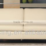 sunroom foam genuine leather sleeper sofa