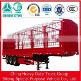Sinotruck Trailer Stake Semi Trailer 40t 60t 80t Fence Cargo Semi Trailer thumbnail-1