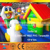 Inflatable Bouncer Happy Yellow Duck Tinfla 35 in PVC Tarpaulin Duck thumbnail-4