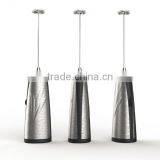 2016 Hot Promotional Stepless Speed Handheld Stainless Steel Electric Milk Frother thumbnail-3