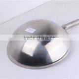 SGS Certificate Best 16 Inch Round Mini Stainless Steel Wok thumbnail-4