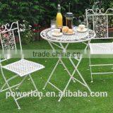 Vintage Shabby Chic Metal Arm Chair thumbnail-6