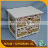 Customized 2 Drawer Storage Cabinet Wood thumbnail-3